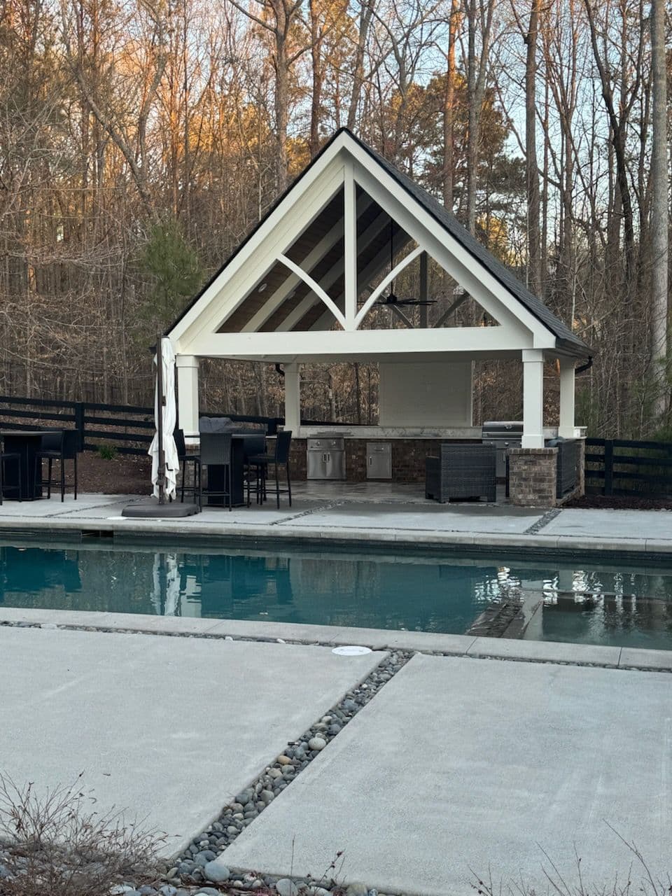 Project Stunning Pavilion and Outdoor Kitchen in Milton, GA image