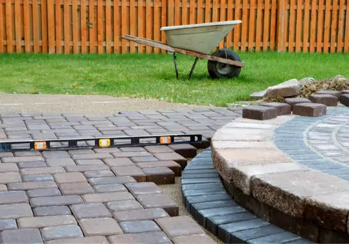 A patio design from StoneAge Stonescapes, a Landscape Contractor in Milton GA
